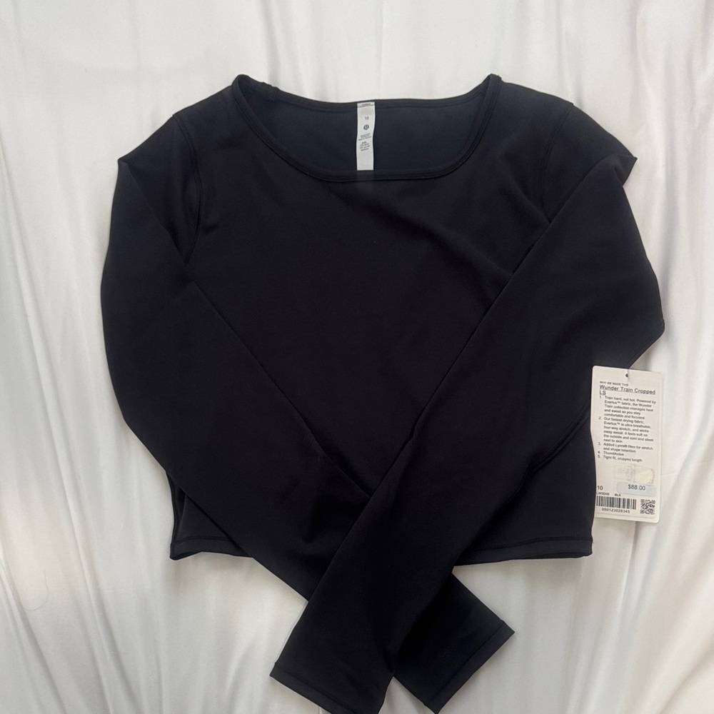 lululemon Wunder Under Cropped LS